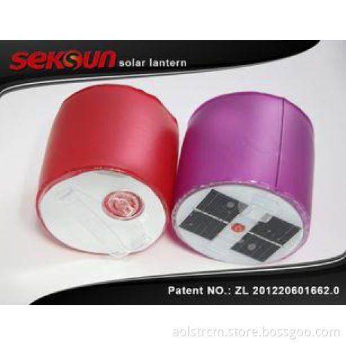 Colorful IP65 camping / garden Inflatable Led Lantern 3.7V